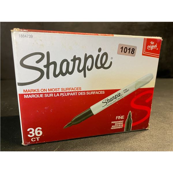 36-Pack of Sharpie Fine Tip Permanent Markers - Black - New Sealed