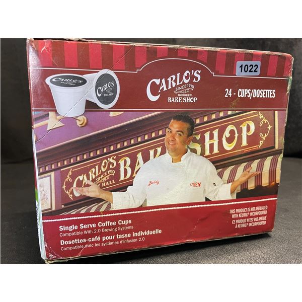 1 Box of Carlo's Bake Shop Dulce de Leche Decaf Coffee Pods (24 Count) - New