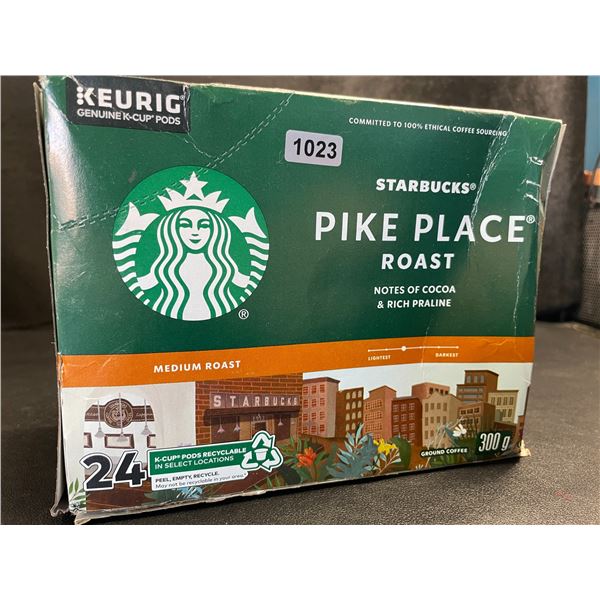 1 Box of Starbucks Pike Place Roast Keurig K-Cup Coffee Pods - 24 Count - New