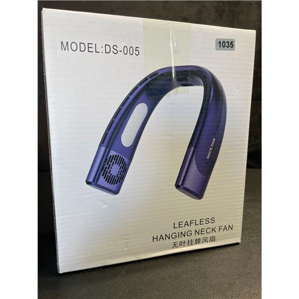 1 Wearable Neck Fan/Hanging Neck Fan for Keeping Cool (Model: DS-005) Rechargeable - New
