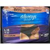 Image 2 : 1 Pack of Always Discreet Boutique Incontinence/Postpartum Underwear for Women (LG) 20 Pack - New