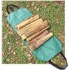 Image 5 : 1 Large Canvas Log Carrier Bag for Firewood; With Strong Comfort Handle (Camo Green*) - New