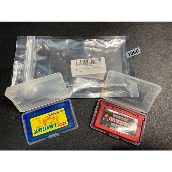 1 Retro 369-in-1 GameBoy Advance Games Card & 1x 150 NES Classic Game Cartridge - New