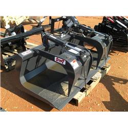 SKID STEER 72" BUCKET W/TOP CLAMP