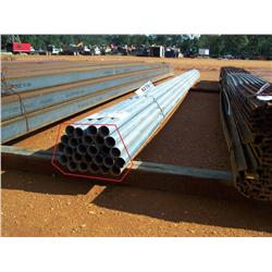 24 PIECES 1 1/2" X19' FENCE RAILING