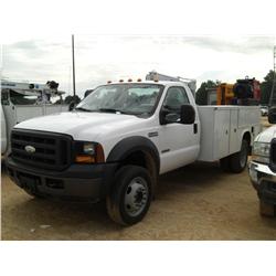 2006 FORD F550 4X4 S/A SERVICE TRUCK