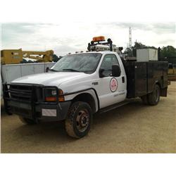1999 FORD F550 4X4 SERVICE TRUCK