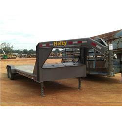 2009 HEFTY 25' T/A GOOSENECK TRAILER