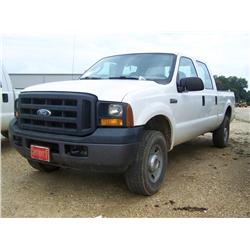 2007 FORD F250XL 4X4 SUPER DUTY CREWCAB