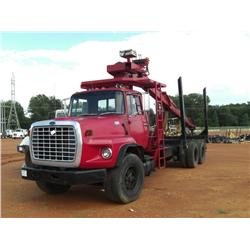 1985 FORD 9000 T/A PULPWOOD TRUCK