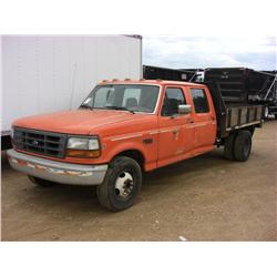 1992 FORD F350 S/A FLATBED