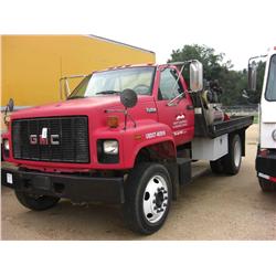 1996 GMC TOPKICK S/A FLATBED TRUCK