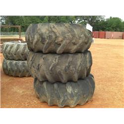 (3) 23.5X25 TIRES & WHEELS