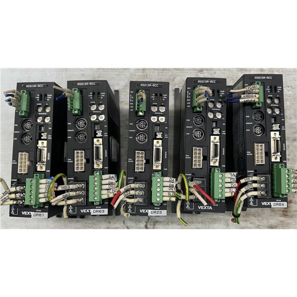 (5) Oriental Motor #ASD13A-ACC Vexta Drivers