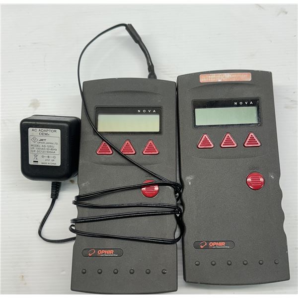 (2) Ophir #N7Z01500 Nova Laser Power Meter Display's