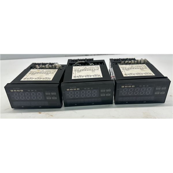 (3) Tsuruga #452A-04-A-5T-09 Digital Meters