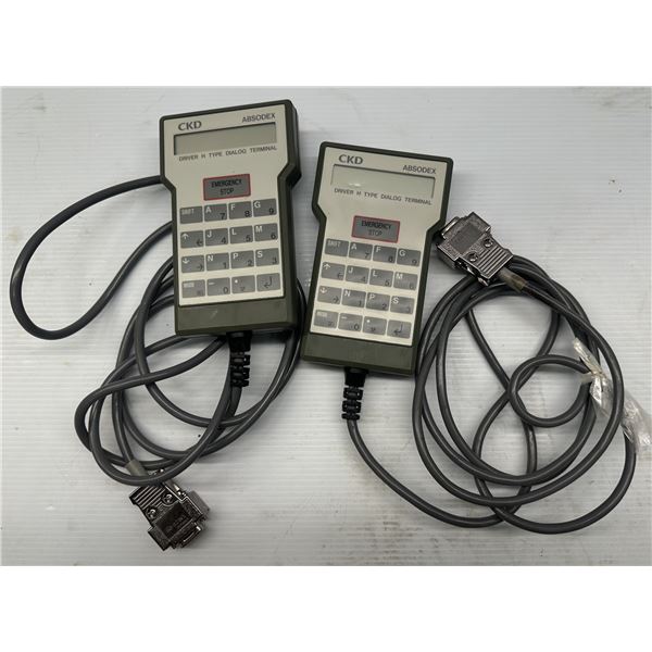(2) CKD #AX017OH-E Dialog Terminal Pendant Keypads