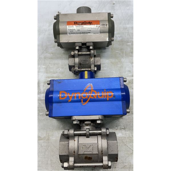 Lot of (2) Dyna Quip Double-Acting Actuator #HP052DA & #315604.01