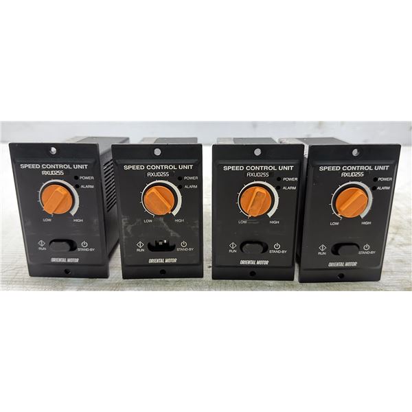 (4) Oriental Motor #AXUD25S Speed Control Units