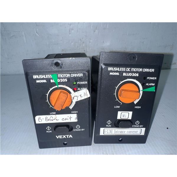 (2) Oriental Motor #BLUD20S Brushless DC Motor Drivers