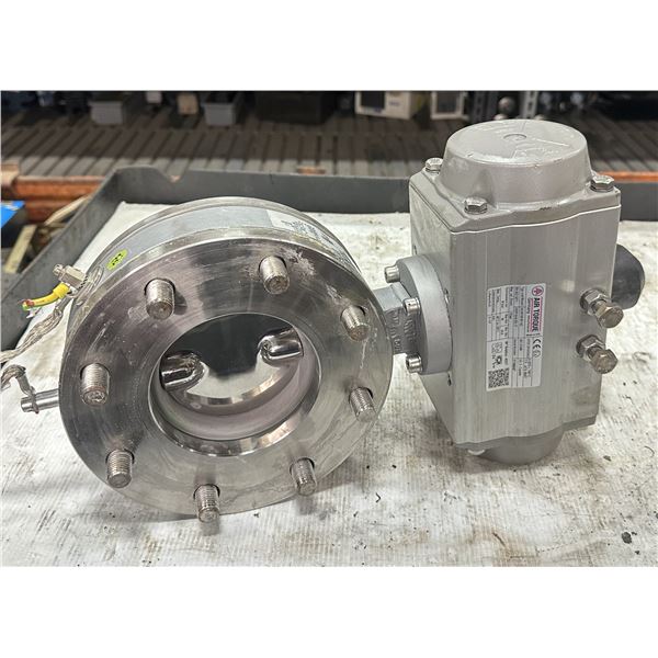 Air Torque #SC00150-6U AZ/F07F10-N-DS-17 Pneumatic Actuator w/ #S01-56