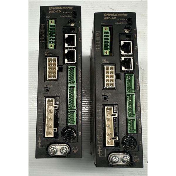 Lot of (2) Oriental Motor #ARD-AD / #ARD-CD Stepping Motor Drivers