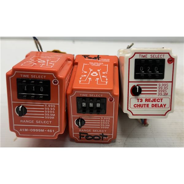 Lot of (3) Solid State Timers