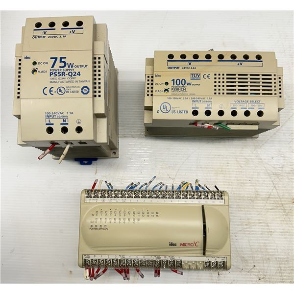 Lot of (3) Idec Items #PS5R-Q24 / #PS5R-E24 / #FC2A-C24A1C