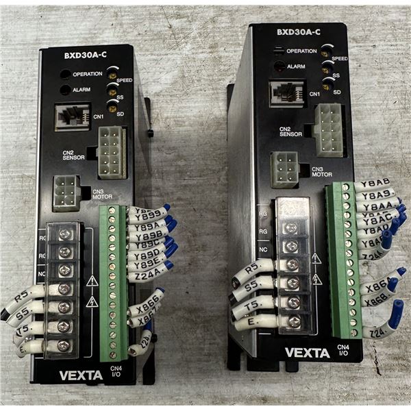 (2) Oriental Motor #BXD30A-C Vexta Brushless DC Motor Drivers