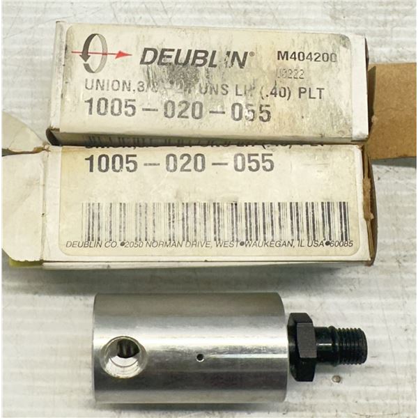 (3) Deublin #1005-020-055 Unions