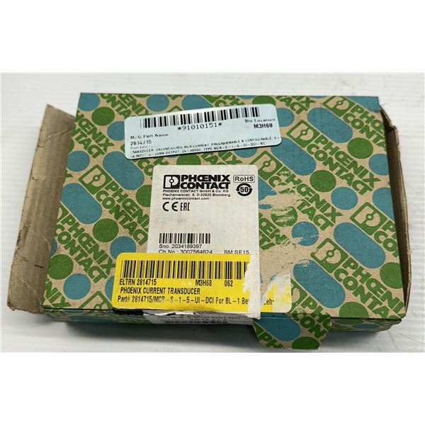 Phoenix Contact #MCR-S-1-5-UI-DCI-NC Current Transducer