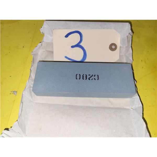 Pierre d'Affutage Verte / Green Grinding Stone 6" x 2" x 1"