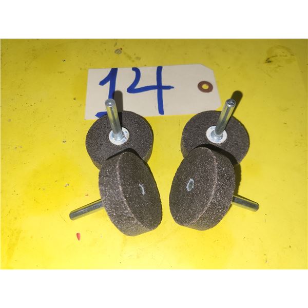 Lot(4) of Grinding Wheel shank 1/4"