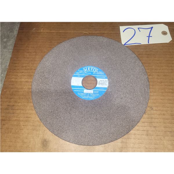 KETO Grinding Wheel 10" x 1/4" x 1"