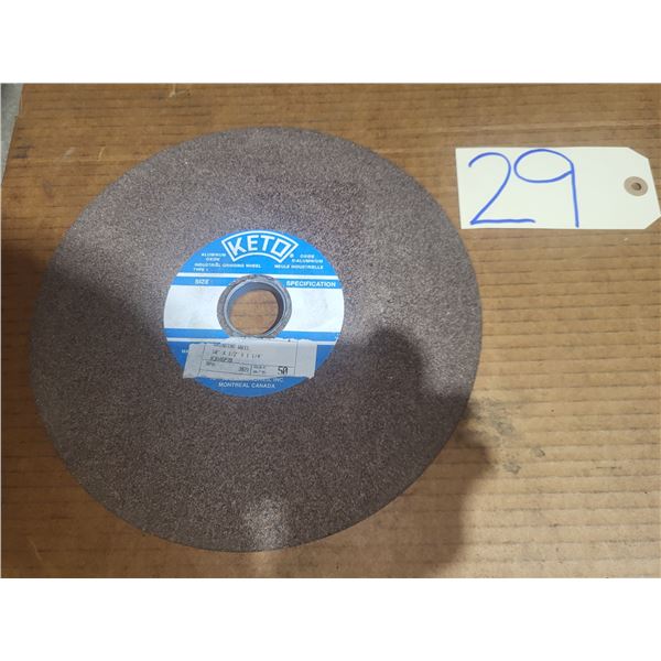 KETO Grinding Wheel 10" x 1/2" x 1"