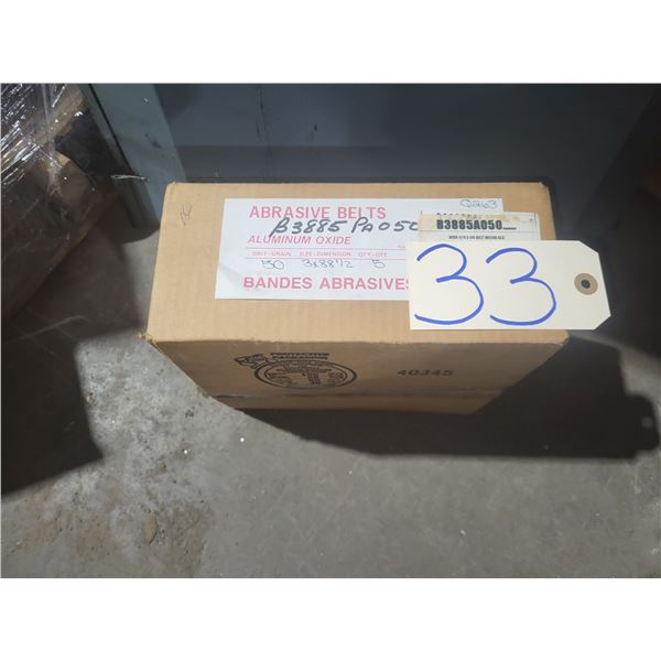 Box of Abrasive Belt(5) 3" x 88"5/8 Gr.50