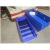 Image 1 : Bac de plastique / Blue Plastic Bin 7"1/2 x 16"3/4 x 4"