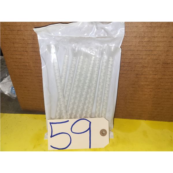 Bag(10) of Static Mix Nozzles 6"