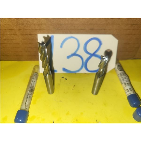 HSS End Mill 5/16" 4fl. & 3fl. Shank 3/8"