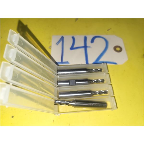 New HSS End Mill 7/32" 4fl. Shank 3/8"