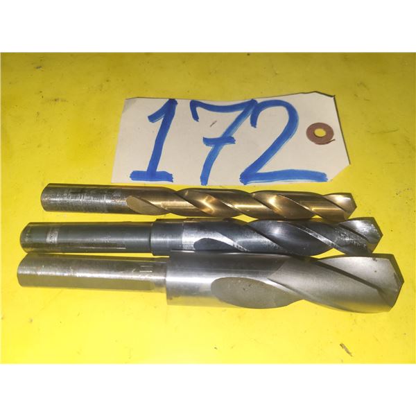 Set(3) of Drill 1/2"- 5/8" - 3/4" shank 1/2" regrinded tip