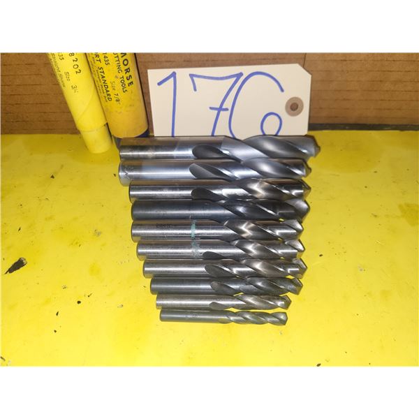 Stub Drill Set 1/4"-5/16"-3/8"-7/16"-1/2"-9/16"-5/8"-11/16"-3/4" -7/8"