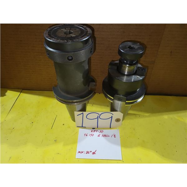 Set of CAT-50 TG150 and Shell Mill Holder 1"1/2