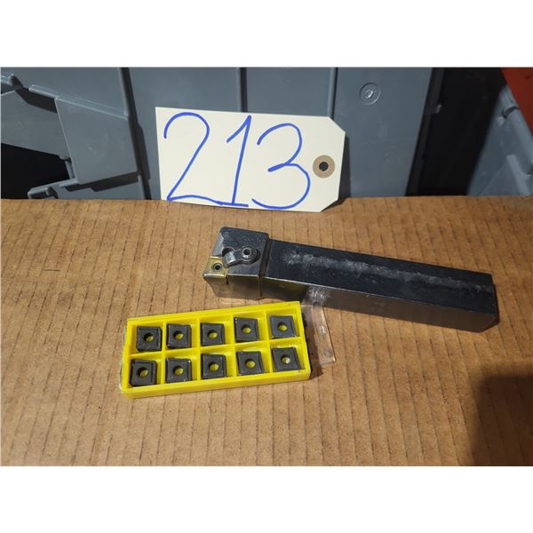 CARBOLOY Holder MCLNR-16-4D with Insert(10) CNMG-432