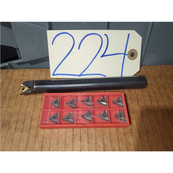 Valenite Boring Bar BHP-EC 612 with Inserts(10)