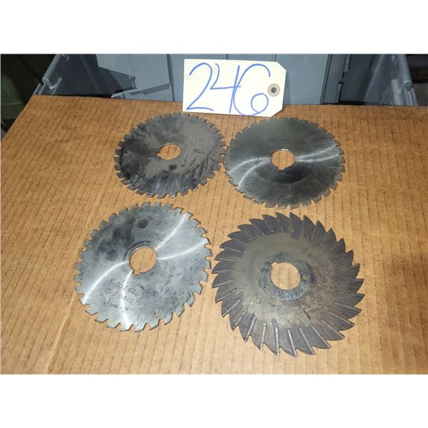 Lot(4) of Milling Cutter 5"