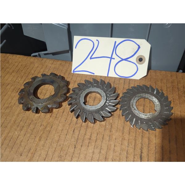 Lot(3) Milling Cutter 3"