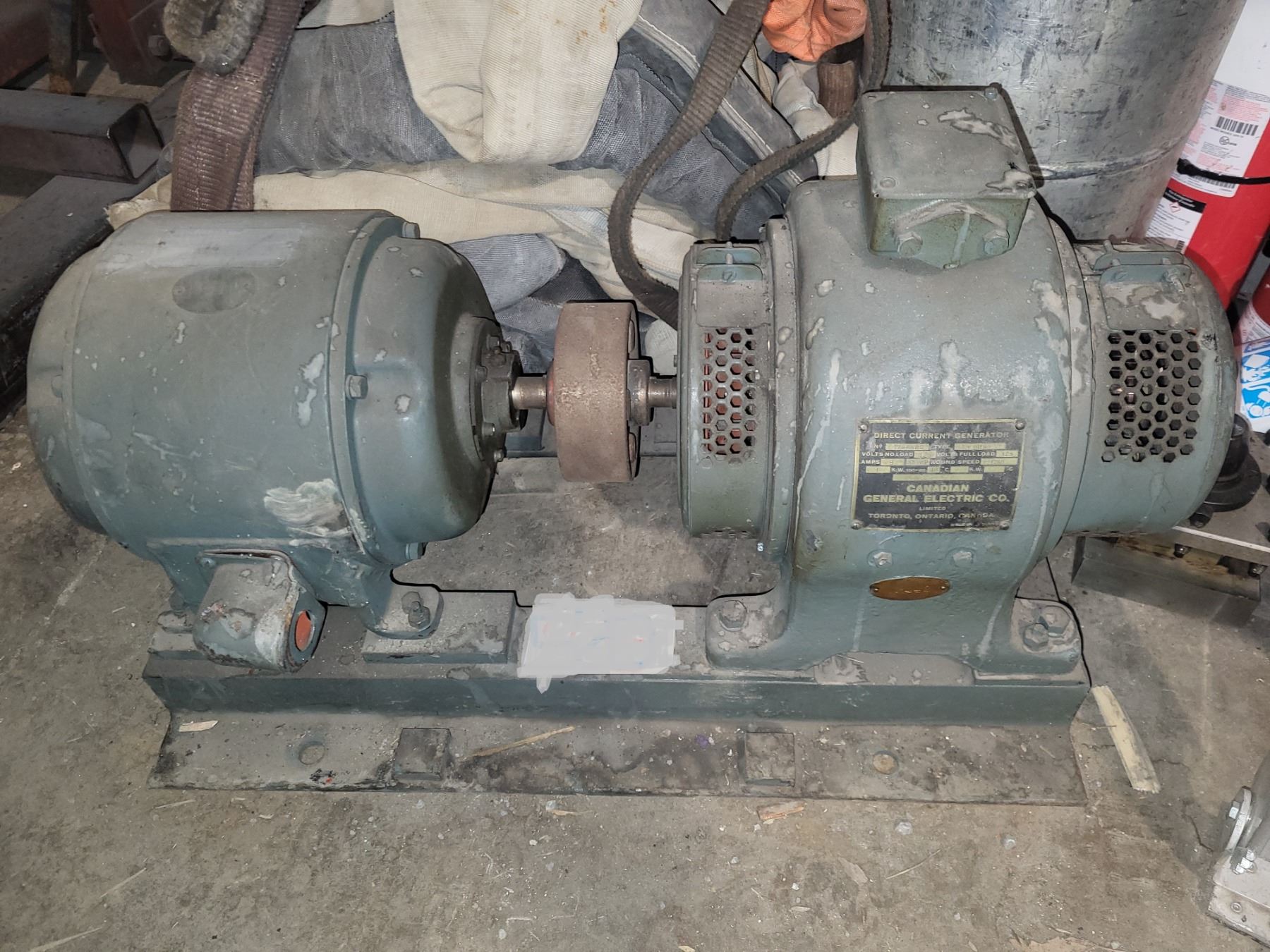 Direct Current Generator Machine CANADIAN GENERAL ELECTRIC Direct Current Generator