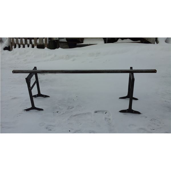 2 tube rectangulaire 1 1/2" × 2 1/2" × 1/8" × 91"