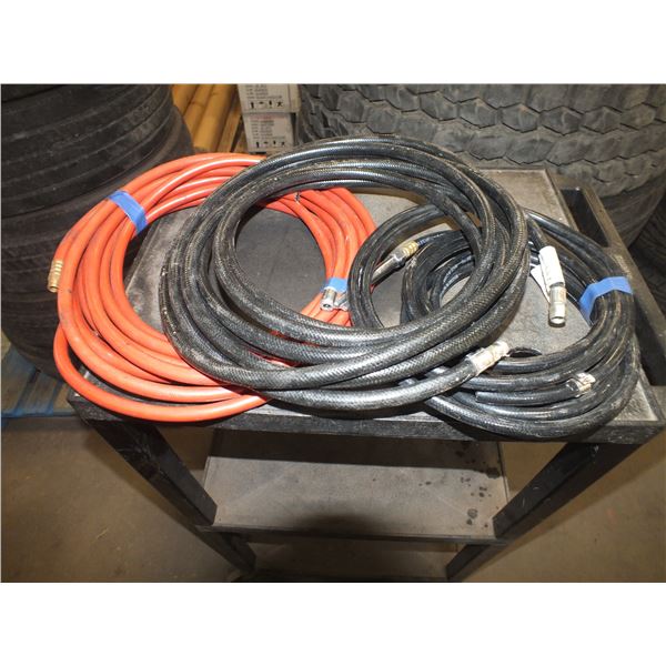 6 Assorted Air Hoses